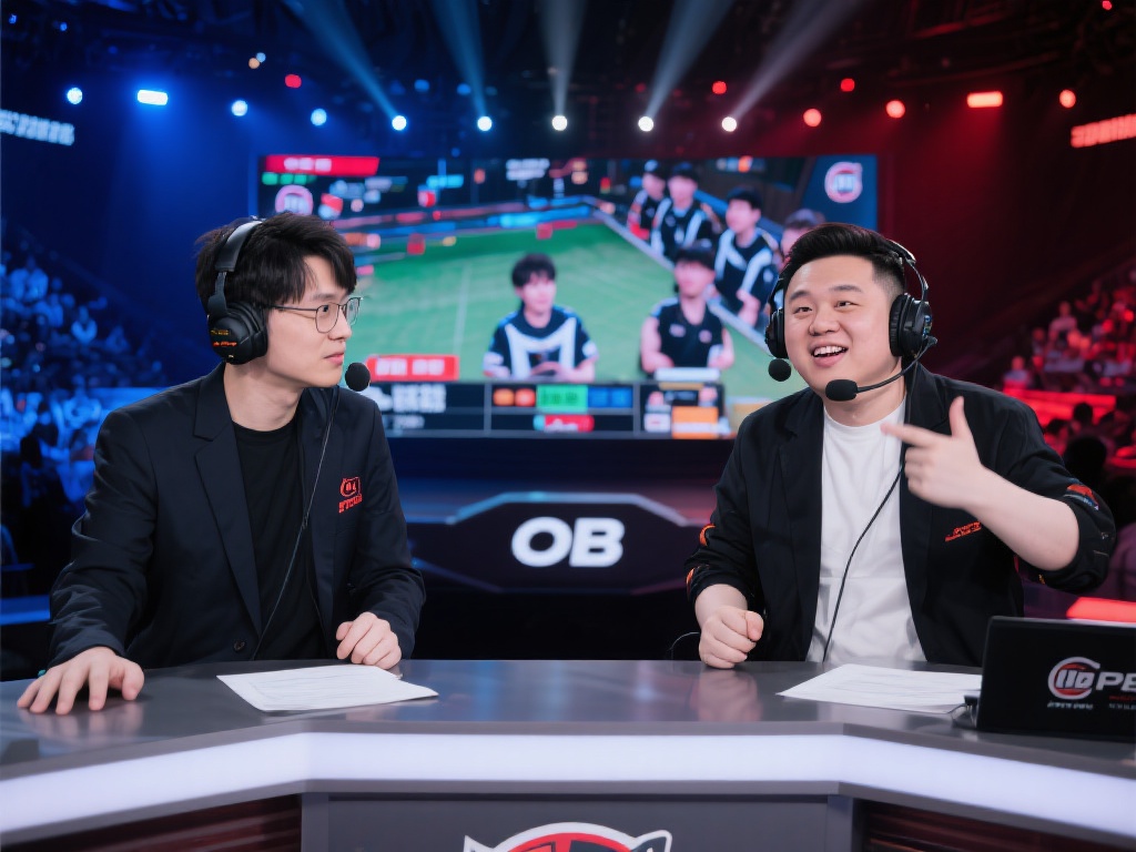 在电竞赛场上，每一场比赛都充满未知与激情，而OB仔