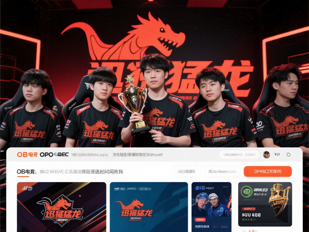 电竞团队“迅猛龙”通过OB电竞欧宝官网了解赛事信息