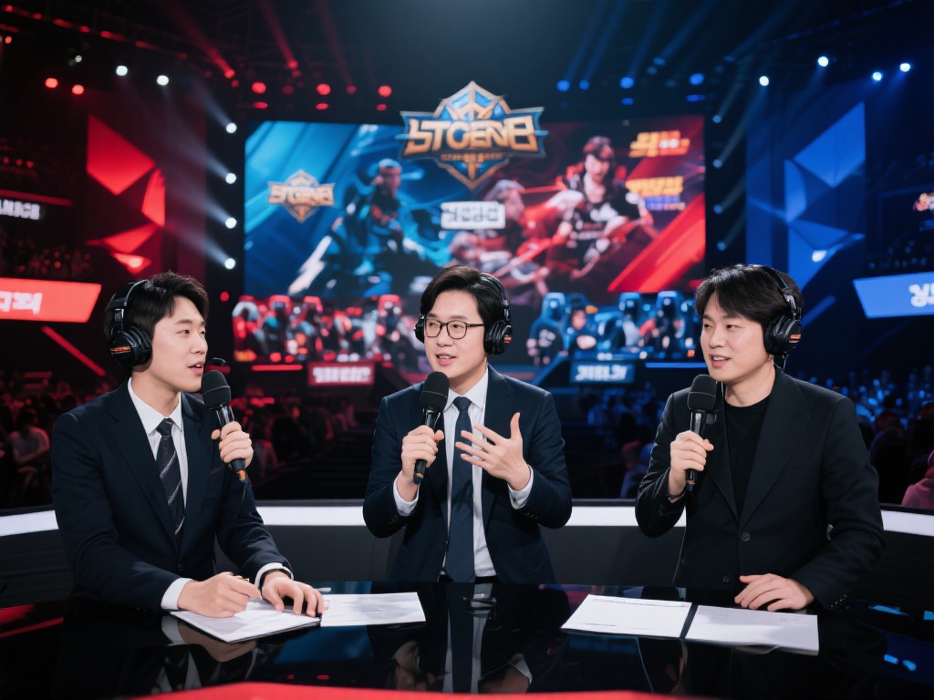 韩国电竞赛事因其高质量和激烈程度闻名于世，而现场解