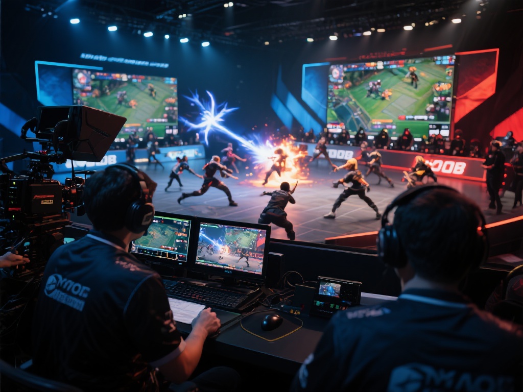 电竞比赛的节奏通常快速而激烈，一个不经意的操作可能