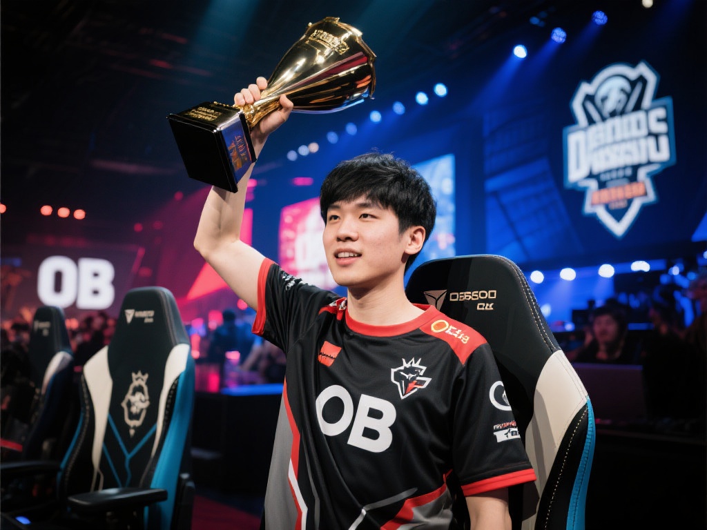 职业选手的巅峰时刻
在电竞的初期阶段，OB仔早已