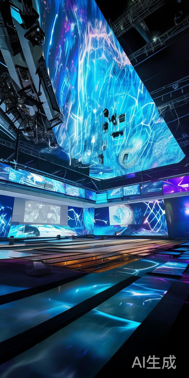 2.&nbsp;创意场地设计与科技结合
海洋三角洲内部空间